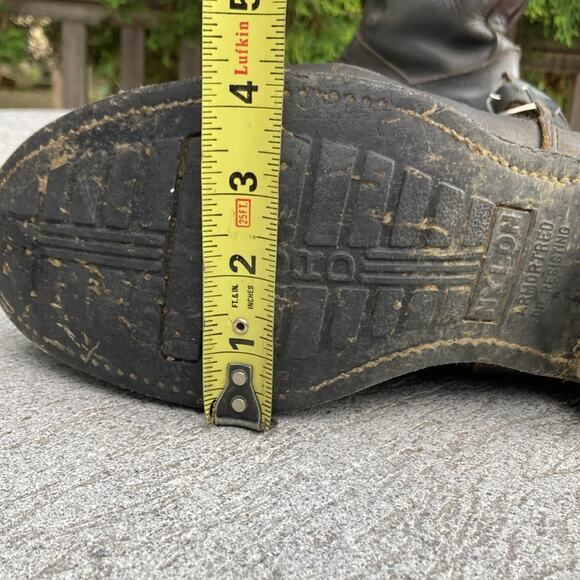 11E 60s Vintage Sears Engineer Harness Motorcycle Riding Work Boots Steel Toe - Picture 14 of 14